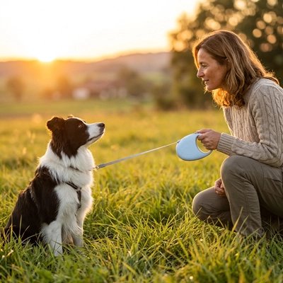 Laisse pour Chien dans la nature