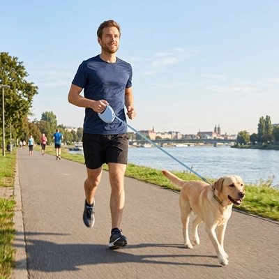 Laisse pour Chien en train de courir