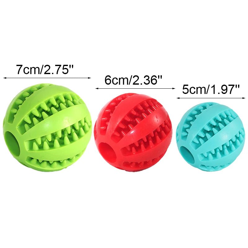 Soft Pet Dog Toys Toy Funny Interactive Elasticity Ball Dog Chew Toy For Dog Tooth Clean Ball Food Extra - tough Rubber Ball Dog - Pitou Poil