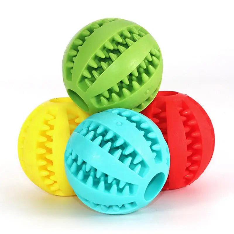 Soft Pet Dog Toys Toy Funny Interactive Elasticity Ball Dog Chew Toy For Dog Tooth Clean Ball Food Extra - tough Rubber Ball Dog - Pitou Poil